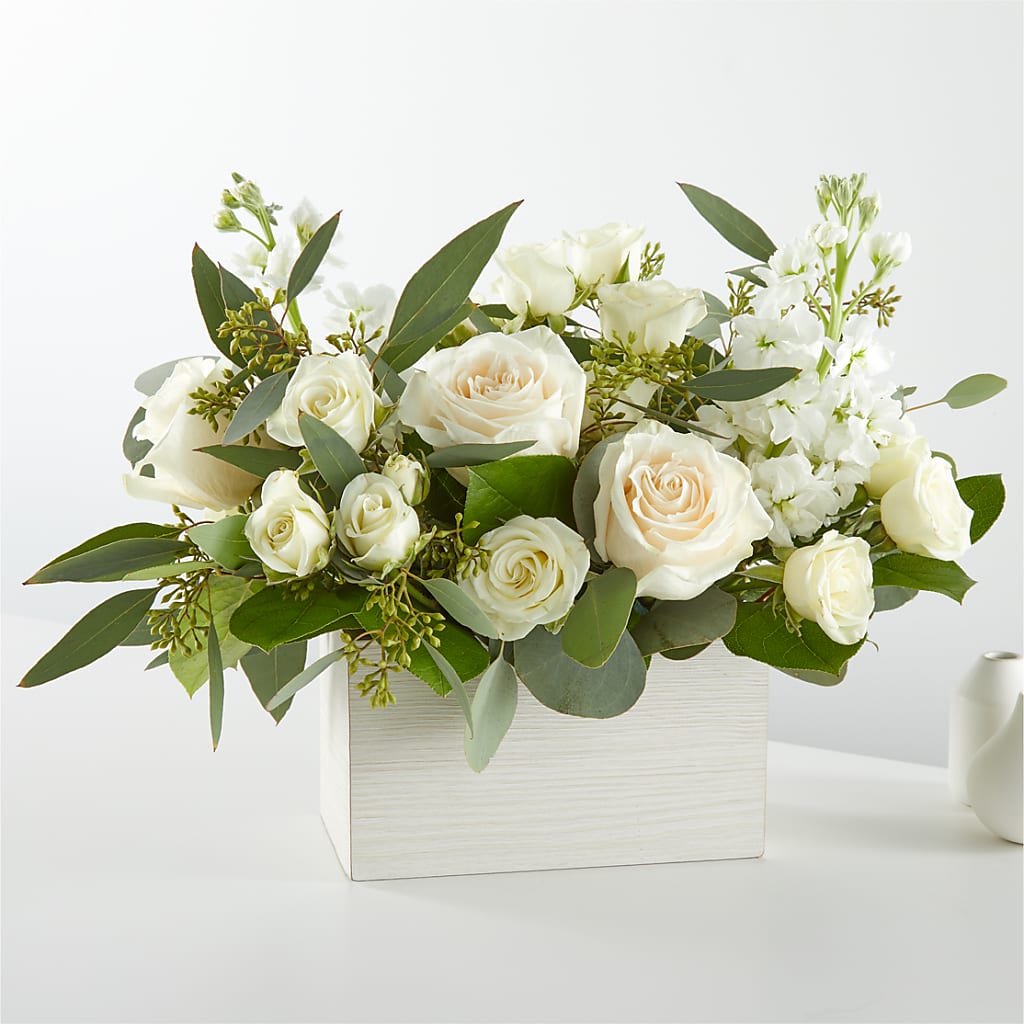 Fresh Linen Box Bouquet – RIDLEY'S, Twin Falls ID