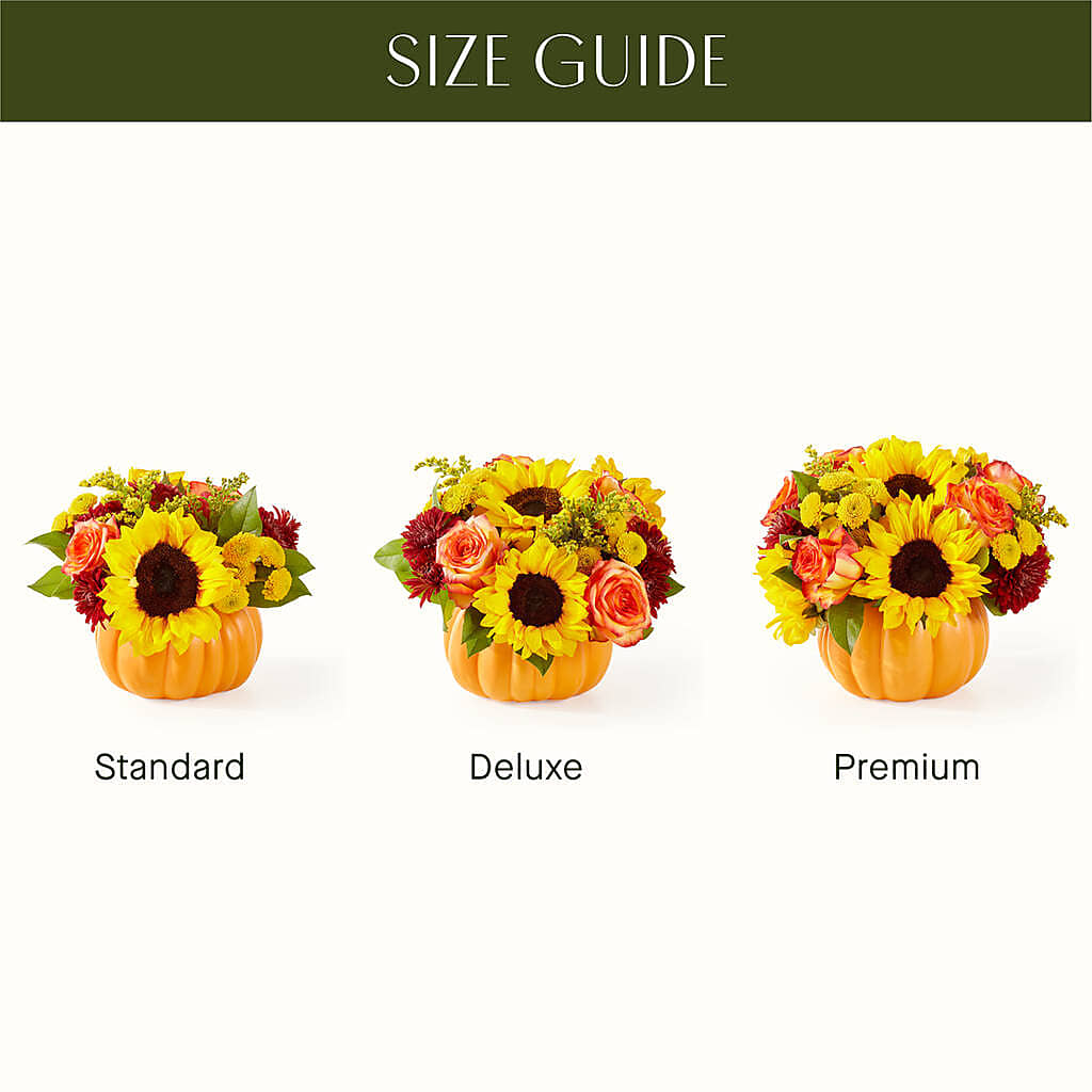 Golden Gourd Pumpkin Bouquet – RIDLEY'S, Twin Falls ID