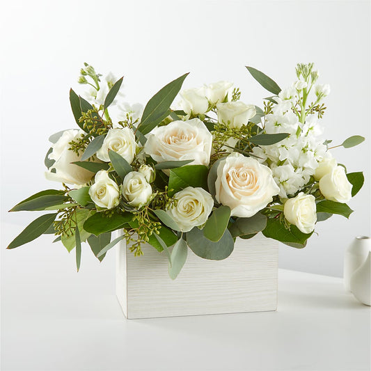 Fresh Linen Box Bouquet – RIDLEY'S, Twin Falls ID