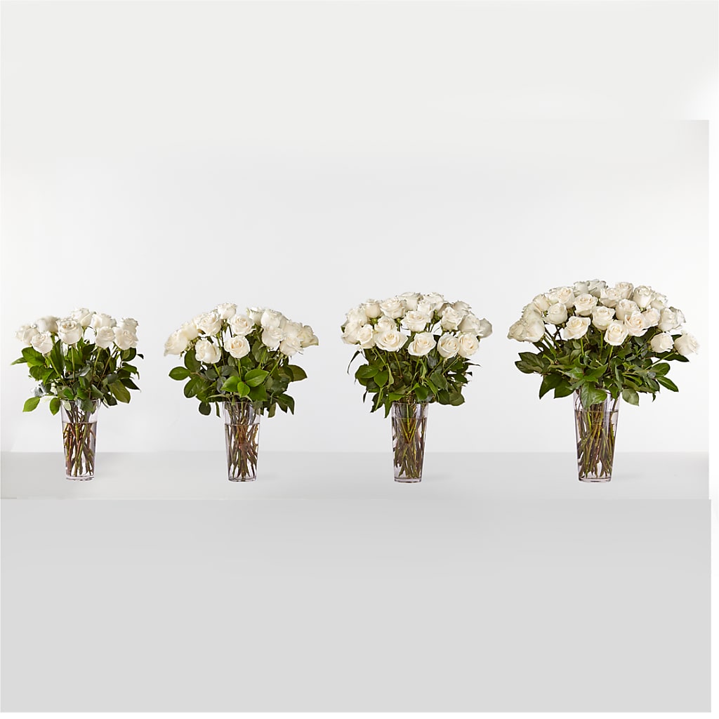 Long Stem White Rose Bouquet – RIDLEY'S, Twin Falls ID
