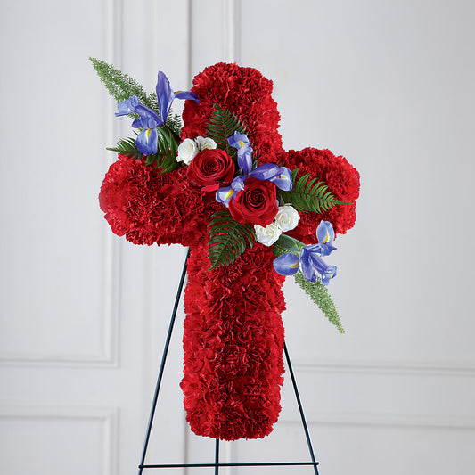 Faithful Hero Floral Cross – RIDLEY'S, Twin Falls ID