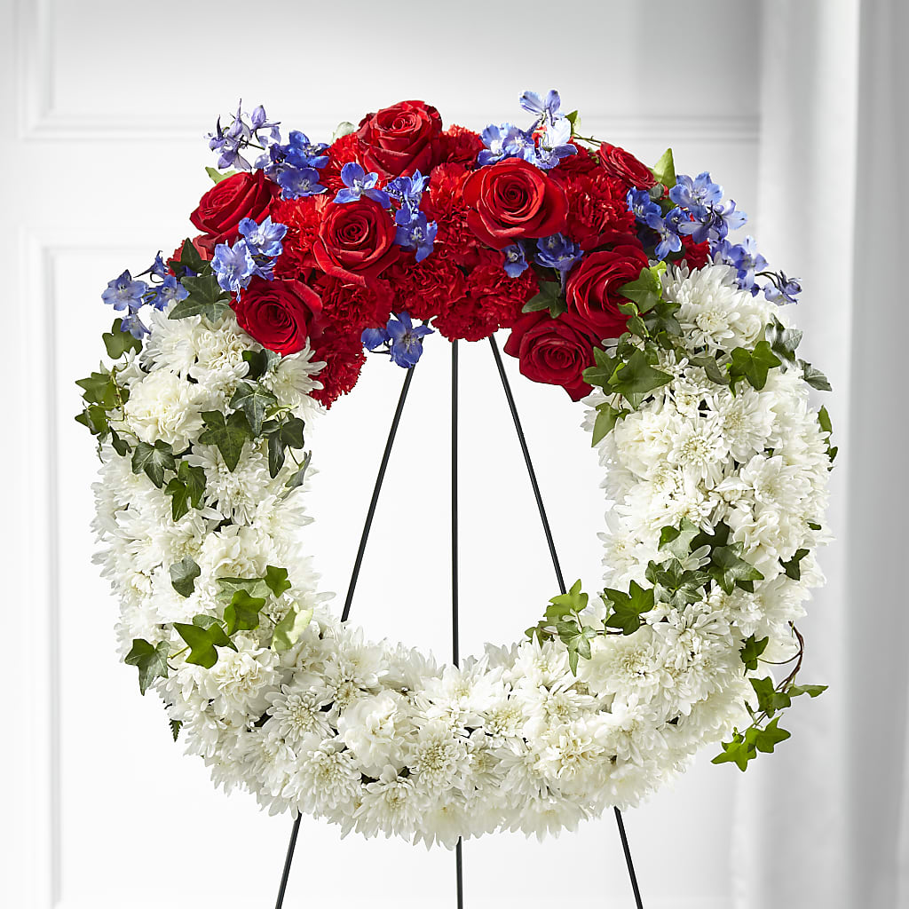 Patriotic Passion Wreath – RIDLEY'S, Twin Falls ID