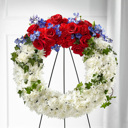 Patriotic Passion Wreath – RIDLEY'S, Twin Falls ID