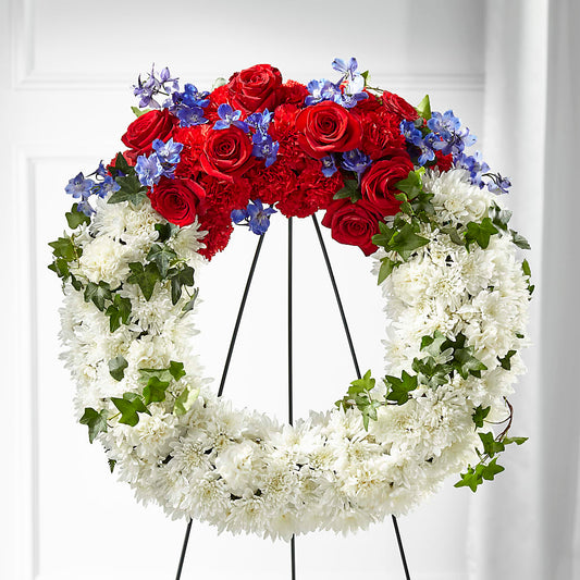 Patriotic Passion Wreath – RIDLEY'S, Twin Falls ID