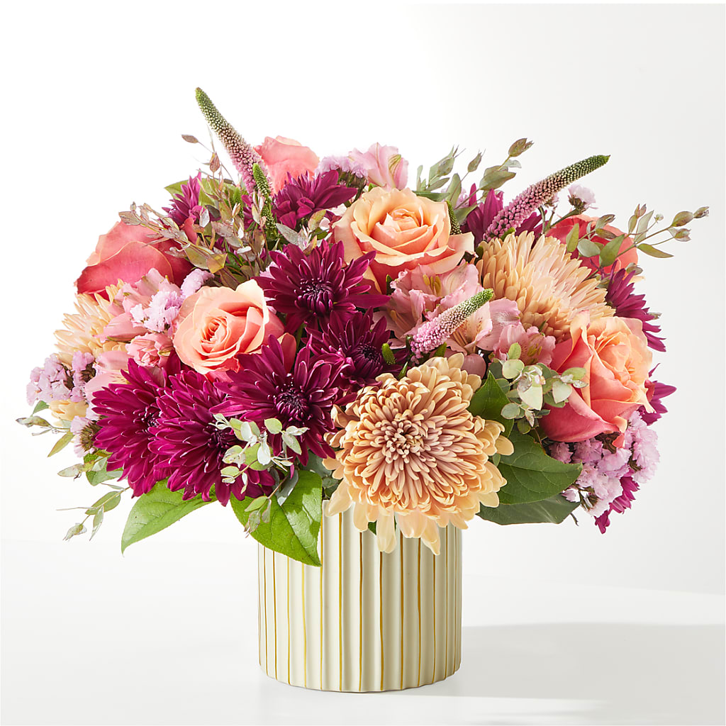 Berry Cobbler Bouquet with Ivory Vase – RIDLEY'S, Twin Falls ID