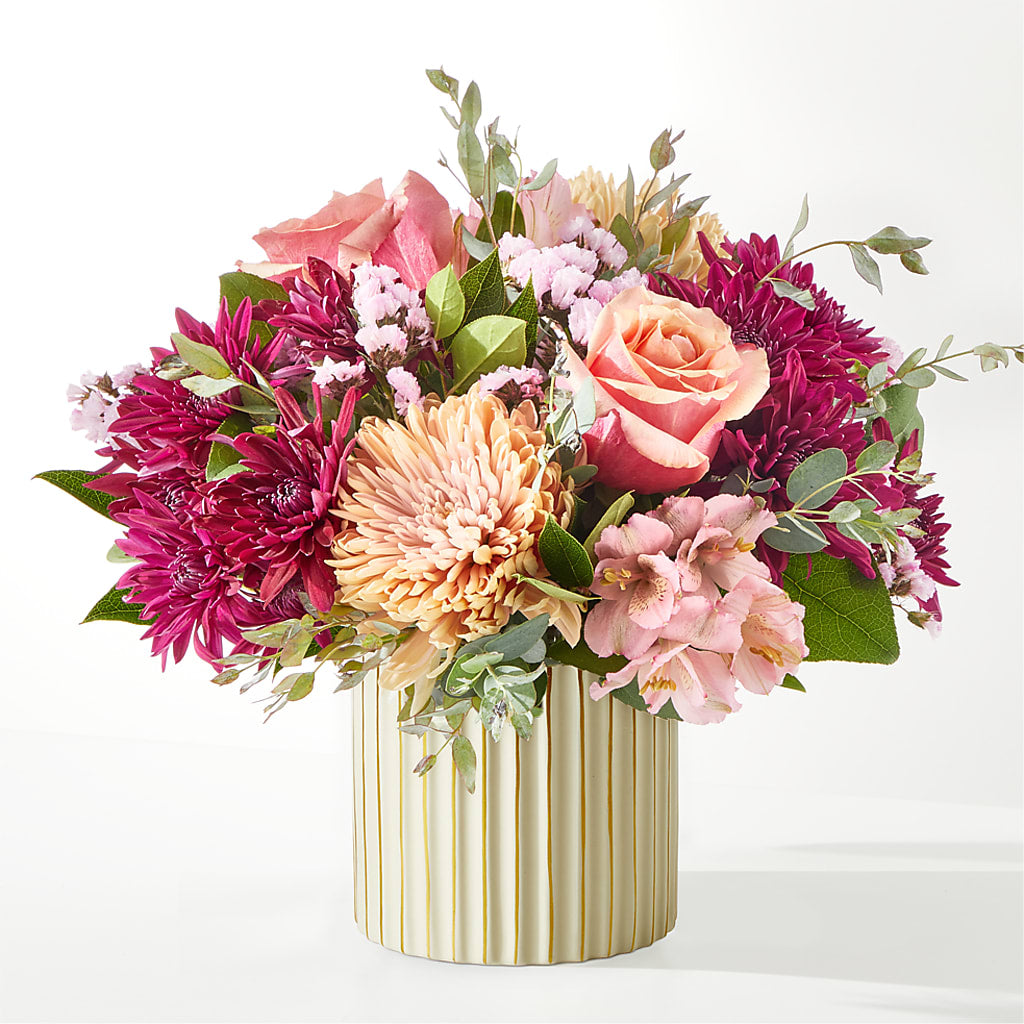 Berry Cobbler Bouquet with Ivory Vase – RIDLEY'S, Twin Falls ID