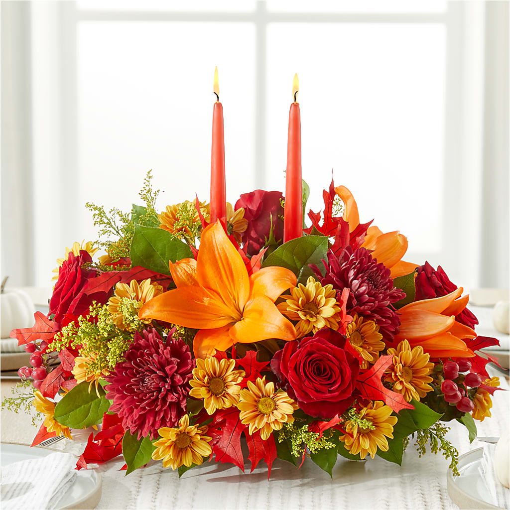 Autumn's Embrace Centerpiece – RIDLEY'S, Twin Falls ID